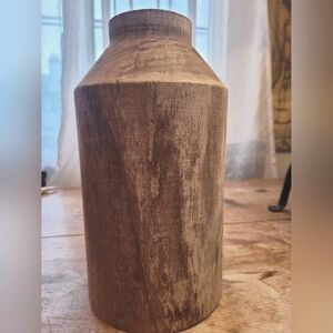 Studio McGee Large Wood Vase